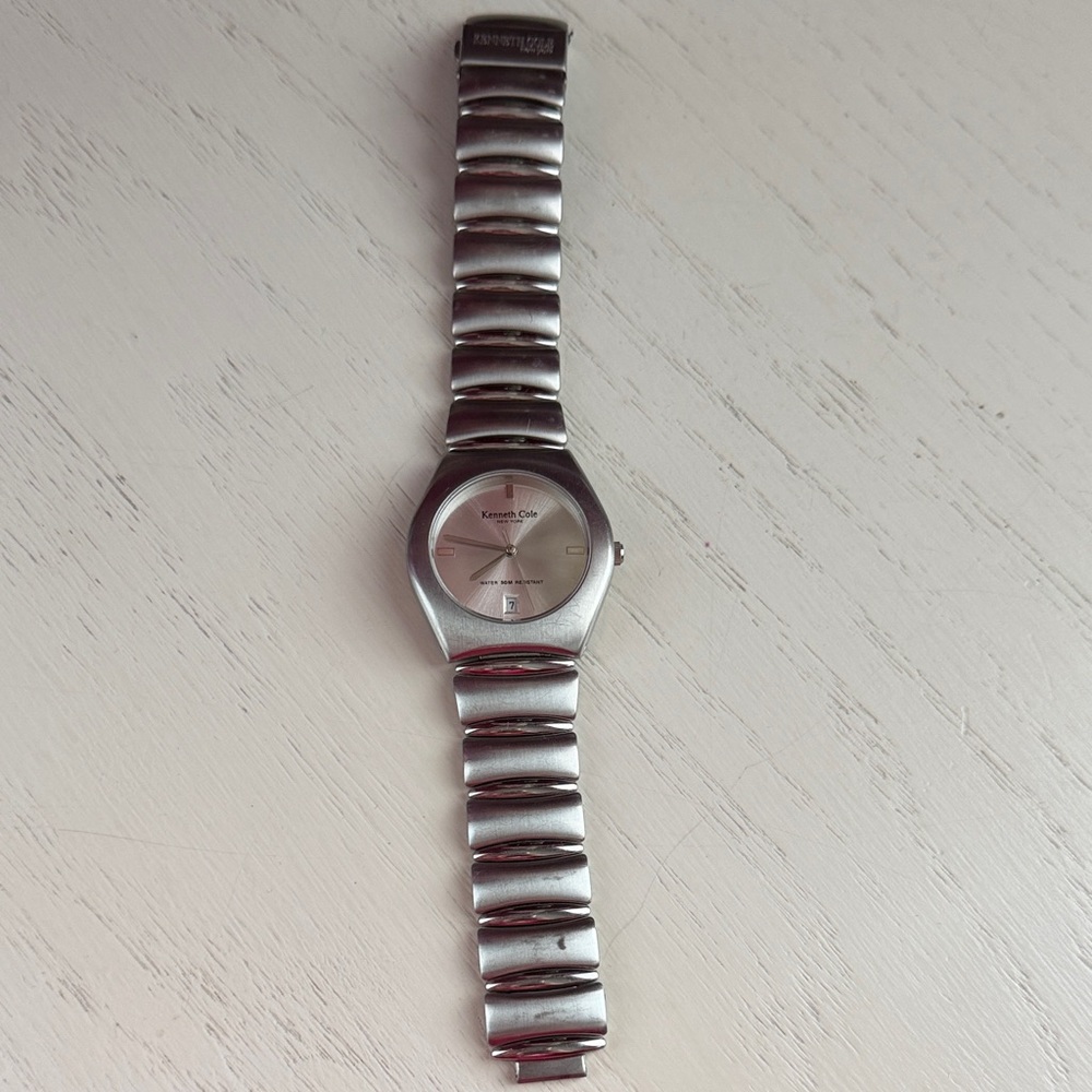 Kenneth Cole Metallic Silver Watch